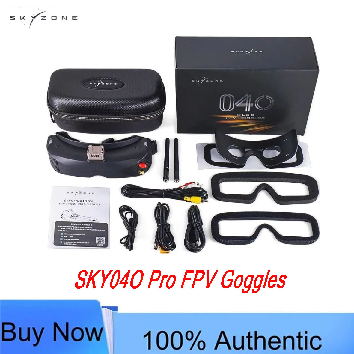 نظارات SKYZONE SKY04O Pro FPV  - مراجعة Skyzone Sky04O Pro Fpv Goggles وسعره